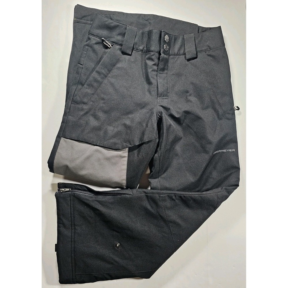 Boys Obermeyer Black Brisk Ski Snow Pants Size‎ Medium 10/12